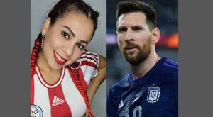 [VIDEO] Cantante paraguaya que hinchó por México: "P&#che Messi"