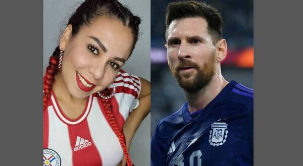 [VIDEO] Cantante paraguaya que hinchó por México: "P&#che Messi"