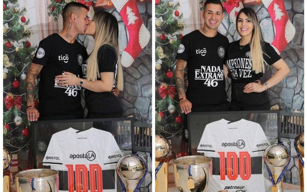 [GALERIA] Derlis González: En modo Navidad y "pasado de copas" con Olimpia