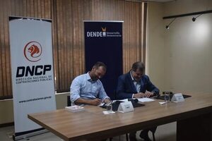 Contrataciones y Dende firmaron acuerdo para monitorear el gasto público - Economía - ABC Color