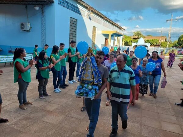 Varias parroquias y capillas de Alto Paraná honran a la Virgen de Caacupé - ABC en el Este - ABC Color