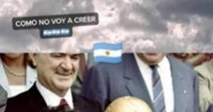 La Nación / Captan la silueta de Maradona en las nubes