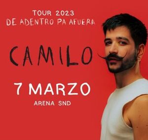 Camilo llega a Paraguay con su gira "De adentro pa afuera" 2023