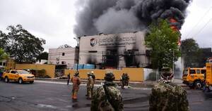 La Nación / Informe pericial descarta que el incendio del TSJE haya sido provocado