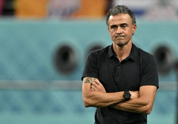 Luis Enrique sobre la derrota de España: 'Fueron cinco minutos de pánico'