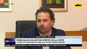 Piden salida de Antonio Fretes de la Corte - ABC Noticias - ABC Color