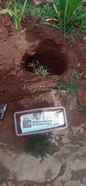 Encuentran feto enterrado en el patio de una casa de J. Augusto Saldívar - Policiales - ABC Color