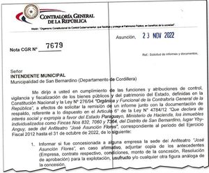 Contraloría pide informes sobre alquiler de icónico anfiteatro de San Bernardino - Nacionales - ABC Color