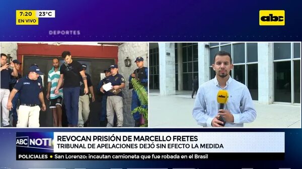 Revocan prisión de Marcello Fretes - ABC Noticias - ABC Color