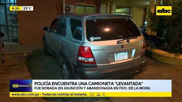 Encuentran camioneta denunciada como robada  - ABC Noticias - ABC Color