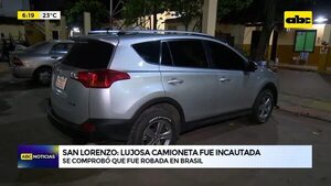 Incautan camioneta que fue robada en Brasil   - ABC Noticias - ABC Color