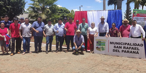  INAUGURARON TRES CUADRAS DE EMPEDRADOS EN SAN RAFAEL DEL PNÁ. 