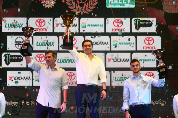 El Nacional de Rally se vistió de Gala con su noche de campeones