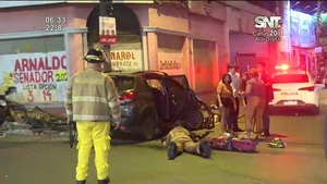 Grave accidente de tránsito en el Microcentro - SNT
