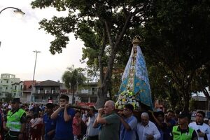 La imagen de la Virgen de Itatí visitó la basílica de Caacupé - Nacionales - ABC Color