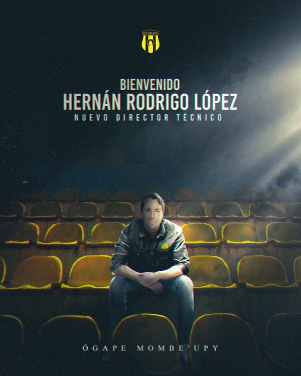 Hernán Rodrigo López será el nuevo entrenador de Guaraní, anuncian - trece