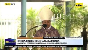 Homilía: rinden homenaje y gratitud a la prensa - ABC Noticias - ABC Color