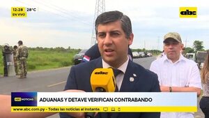 Aduanas y Detave verifican contrabando - ABC Noticias - ABC Color
