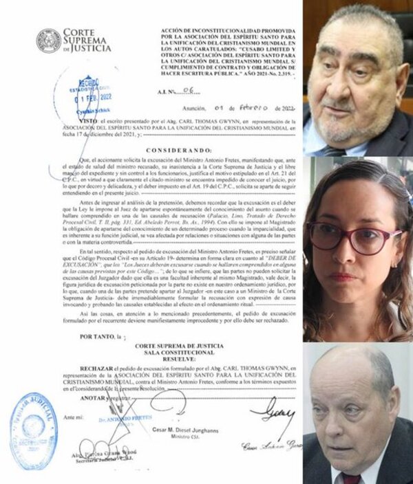 Fretes cometió una “barbaridad” para avalar a jueza en un caso de US$ 500 millones, opinan