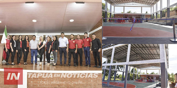 SE INAUGURÓ POLIDEPORTIVO MULTIUSO CONSTRUIDO POR LA GOBERNACIÓN DE ITAPÚA EN MAYOR OTAÑO