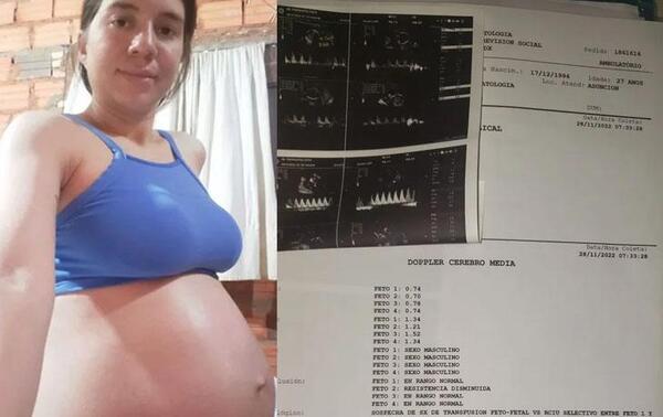 Joven espera cuatrillizos y pide ayuda para hacerse un estudio – Prensa 5