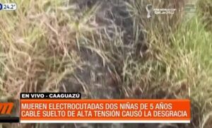 Niñas murieron electrocutadas en Caaguazú | Telefuturo
