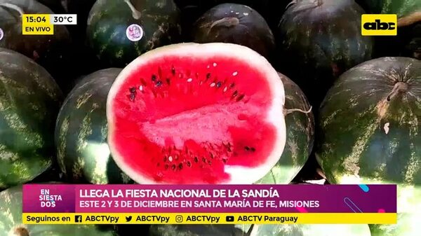 Llega la Fiesta Nacional de la Sandía - Ensiestados - ABC Color
