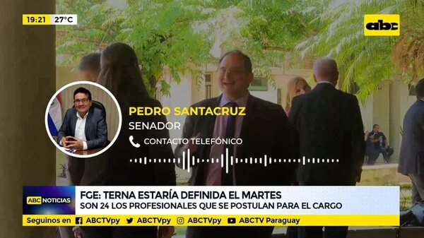 FGE: Terna estaría definida el martes - ABC Noticias - ABC Color