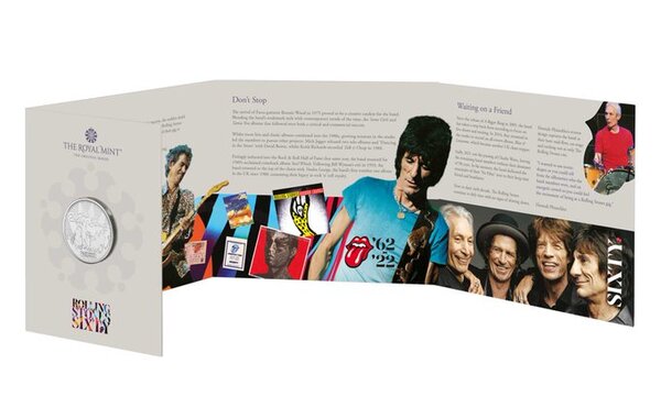 Honran los 60 años de los Rolling Stones con su propia moneda en el Reino Unido
