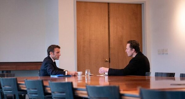 Macron dijo que tuvo una "discusión clara y franca" con Elon Musk