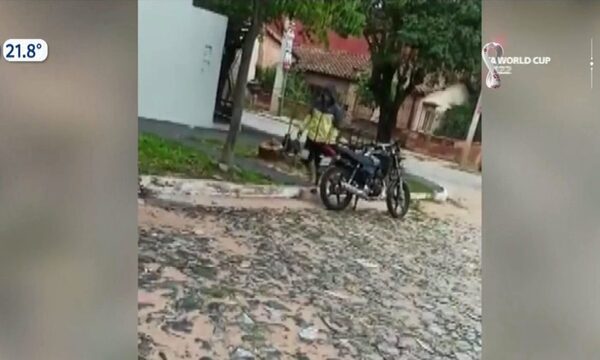 Encaró a un presunto ladrón y evitó el robo de una motocicleta - Paraguaype.com