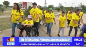 Realizan “correcaminata” por el Día Internacional de las Personas con Discapacidad