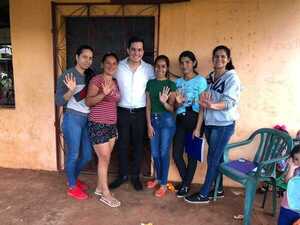 Lista-9: Recorrido en Amambay, del precandidato a concejal Alejandro Rojas