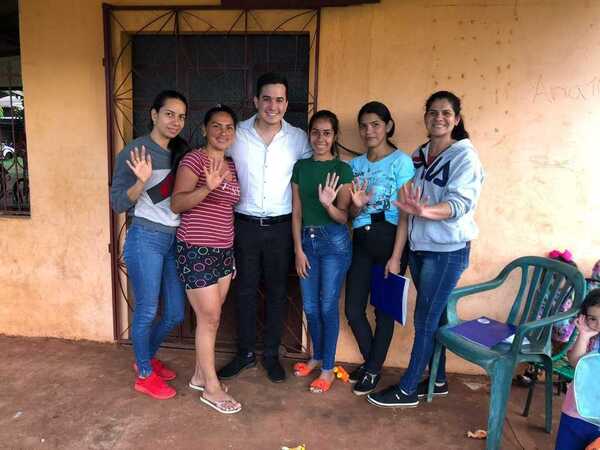 Lista-9: Recorrido en Amambay, del precandidato a concejal Alejandro Rojas