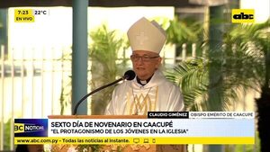 “El protagonismo de los jóvenes en la Iglesia y la sociedad” - ABC Noticias - ABC Color