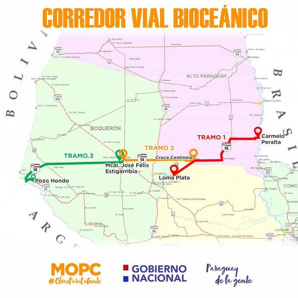 Diario HOY | Esperan arrancar con el tercer tramo de la ruta Bioceánica a inicios del 2023