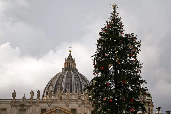 El Vaticano inaugura su pesebre y enciende el árbol de Navidad - Mundo - ABC Color