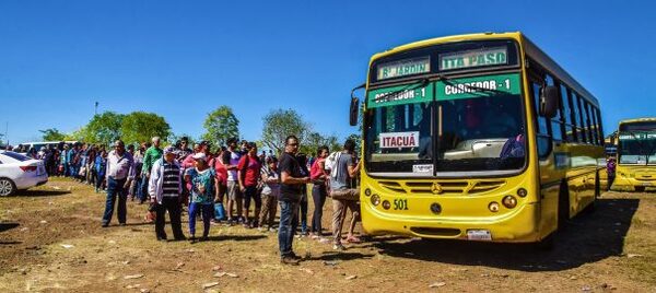 Precio de pasaje a Itacuá será de 5000 guaraníes