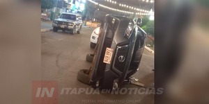 CONDUCTOR QUE VOLCÓ EN ENCARNACIÓN NO FUE SOMETIDO AL ALCOTEST