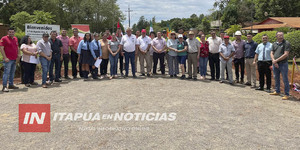 INAUGURARON PAVIMENTO EN EL DISTRITO DE CARLOS ANTONIO LÓPEZ