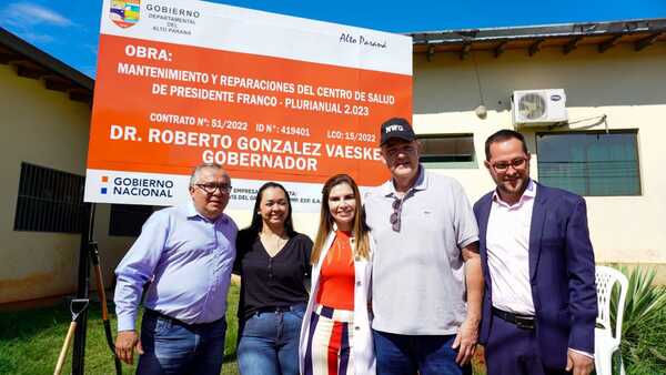 Gobernador anuncia e inicia inversión de casi G. 2000 millones en Franco y Naranjal - Noticde.com