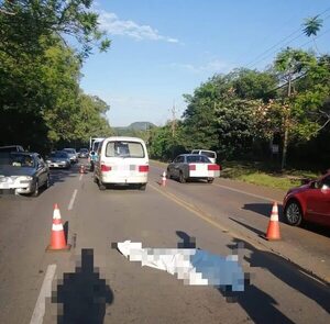 Caacupé: peregrina muere al ser embestida por camioneta sobre Ruta PY02 - Policiales - ABC Color