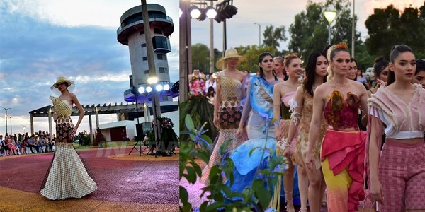 UNAE CIERRA EL AÑO CON ESPECTACULAR DESFILE DE PRENDAS SUSTENTABLES DE ALTA COSTURA.