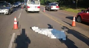 Caacupé: peregrina muere al ser embestida por camioneta sobre Ruta PY02 - Noticiero Paraguay