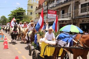 Jinetes de Paraguay llegaron junto a la Virgen de los Milagros de Caacupé - Nacionales - ABC Color