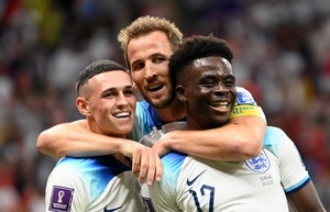 Inglaterra golea y confirma duelo europeo en cuartos