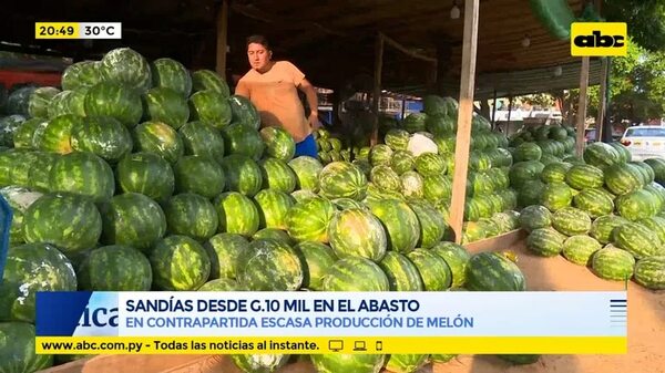 Sandías desde G.10 mil en el Abasto - ABC Noticias - ABC Color