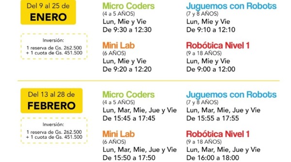 Cursos de robótica: una alternativa diferente y divertida para aprender en vacaciones de verano
