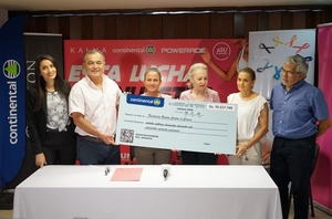 Entregan donación de la Maratón del Octubre Rosa a la Fundación Unidos contra el Cáncer (FUNCA) | Lambaré Informativo
