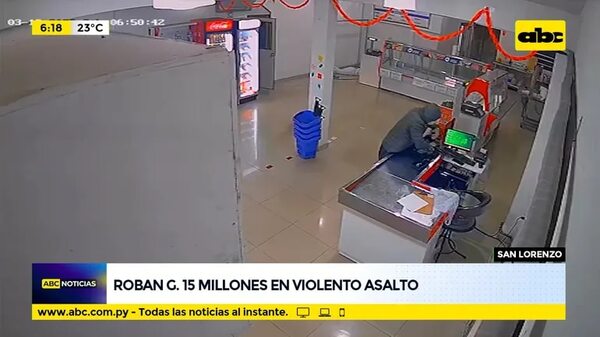 Roban G. 15 millones en violento asalto - ABC Noticias - ABC Color
